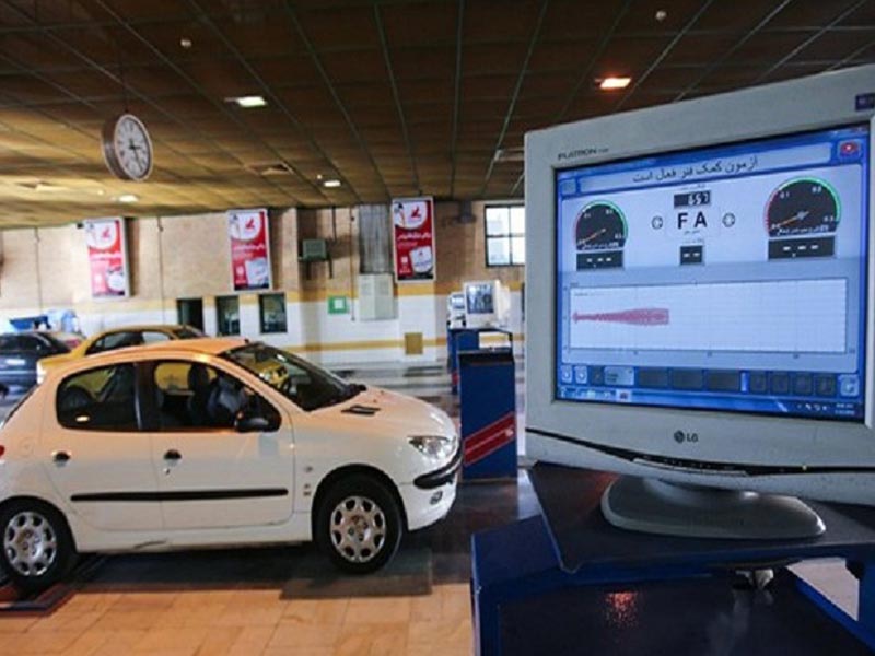 بررسی کمک فنرها در معاینه فنی خودرو